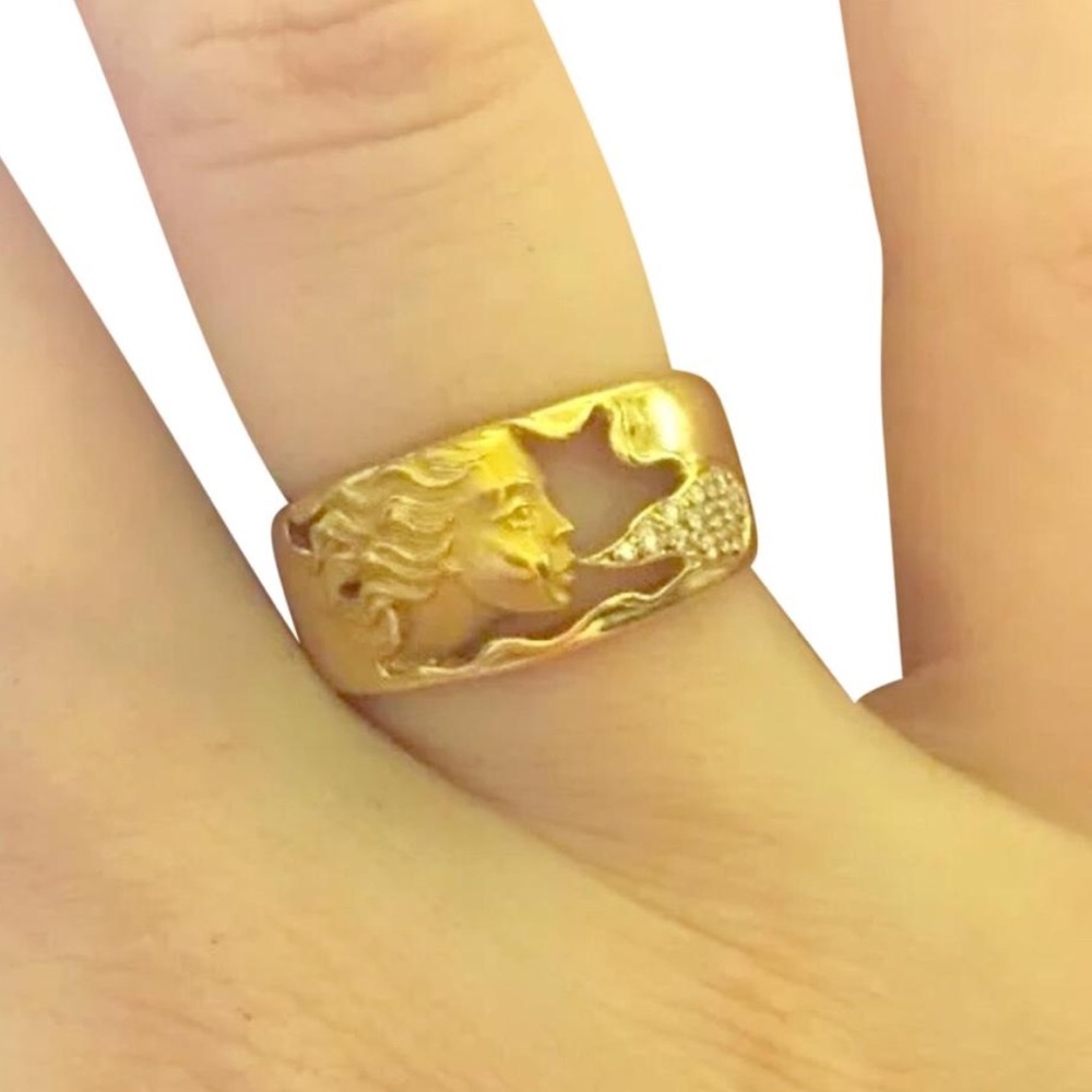 Carrera y Carrera 18k Yellow Gold Ring Size 6.5